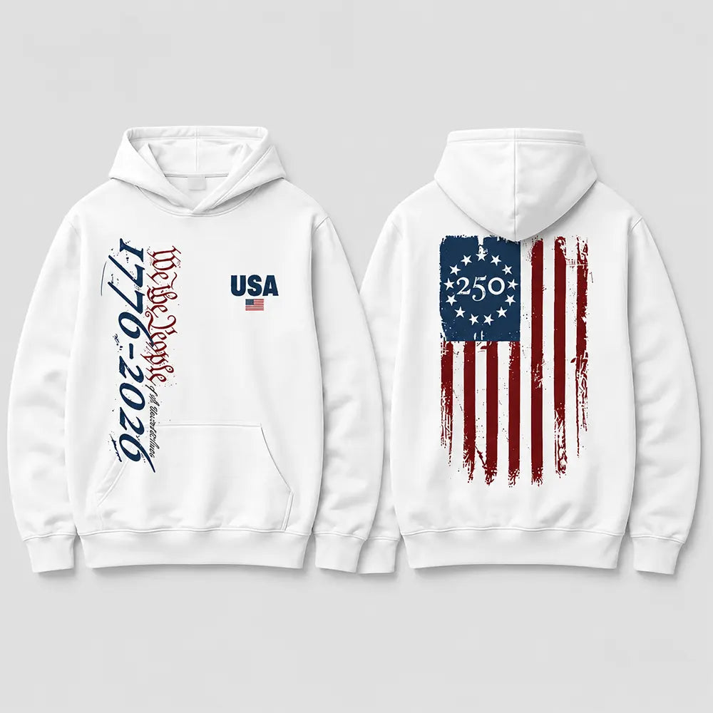 We The People 1776 2026 Flag T-Shirt / Sweatshirt / Hoodie