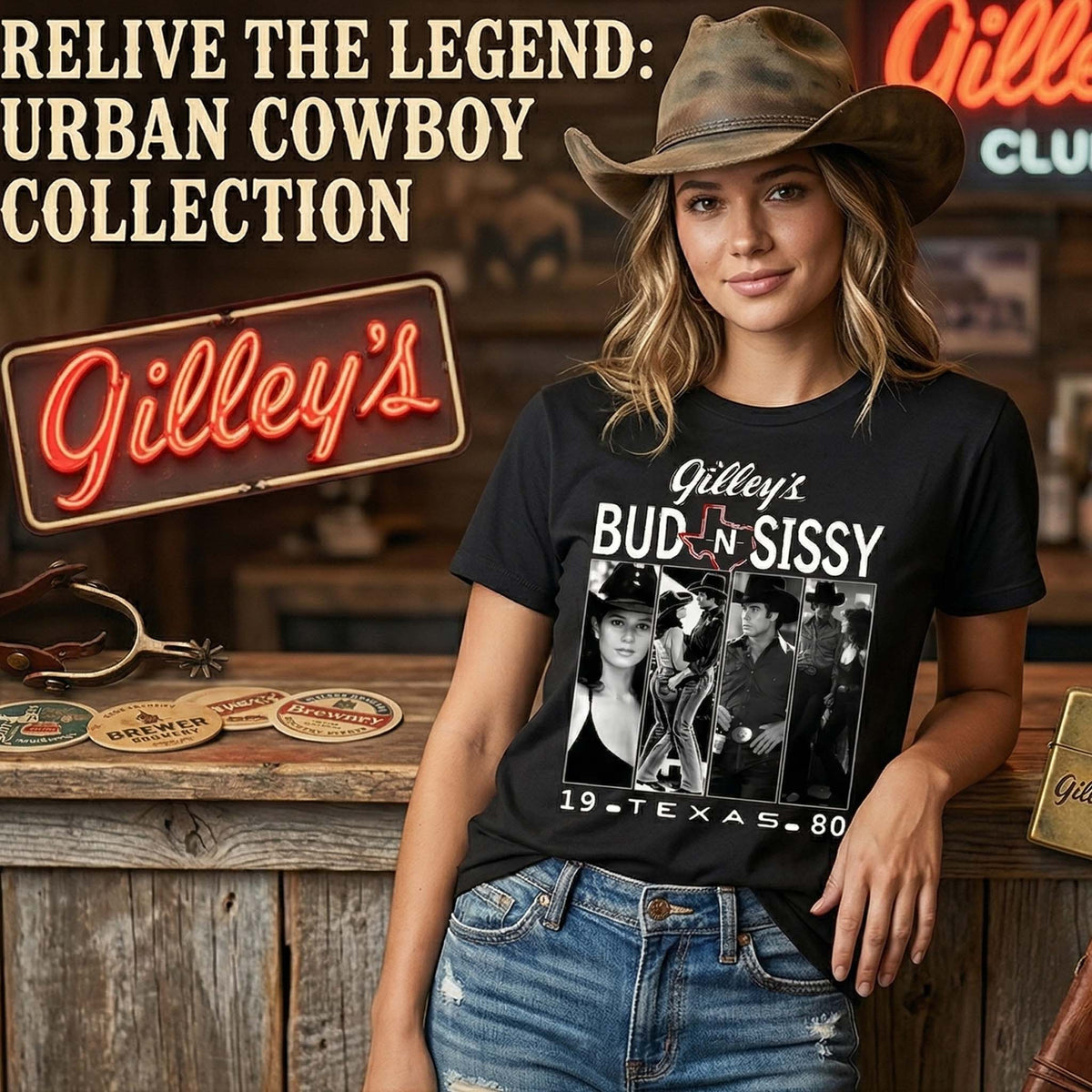 Urban Cowboy Movie Retro Graphic T-Shirt / Sweatshirt / Hoodie