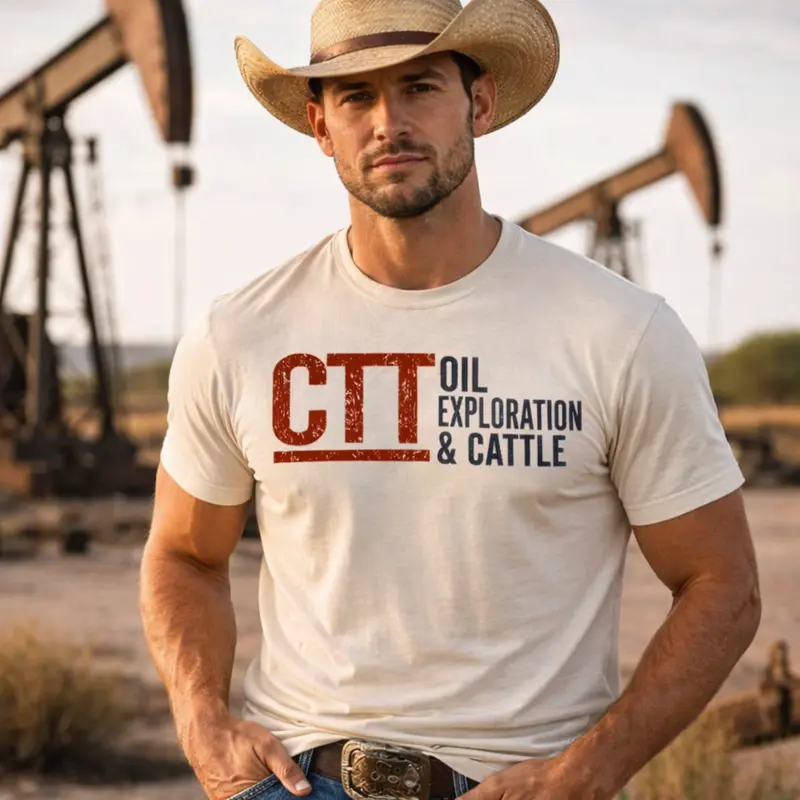 CTT Oil Exploration & Cattle Design T-Shirt / Sweatshirt / Hoodie