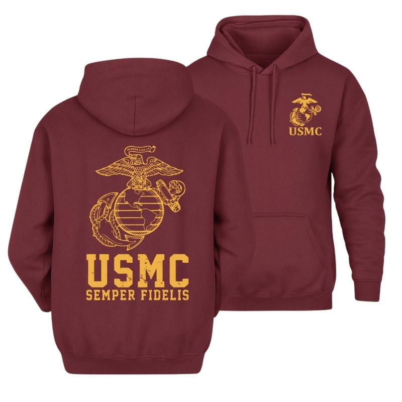 Usmc Semper Fidelis Marine Corps Classic 250th Eagle Globe Anchor T-Shirt / Sweatshirt / Hoodie