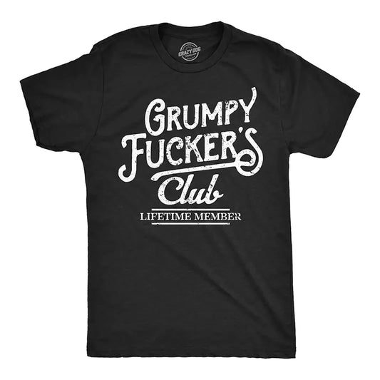 Grumpy Fckers Club Vintage Humor Graphic T-Shirt / Sweatshirt / Hoodie