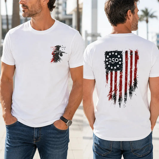 America 250th Anniversary Revolutionary Soldier T-Shirt / Sweatshirt / Hoodie