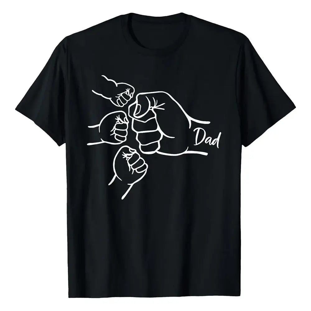 Dad Of Three Fist Bump T-Shirt / Sweatshirt / Hoodie