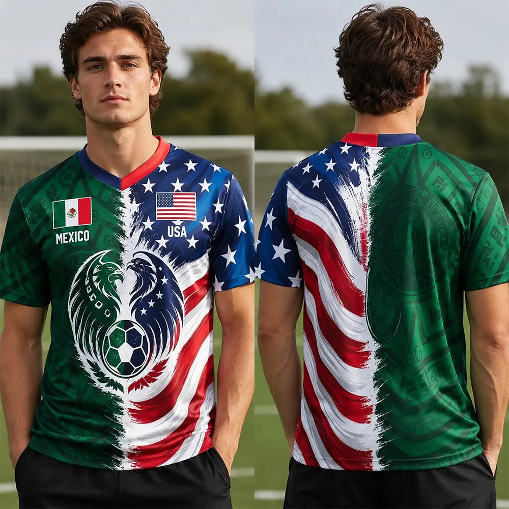 Mexico USA Eagle Heritage Soccer Jersey