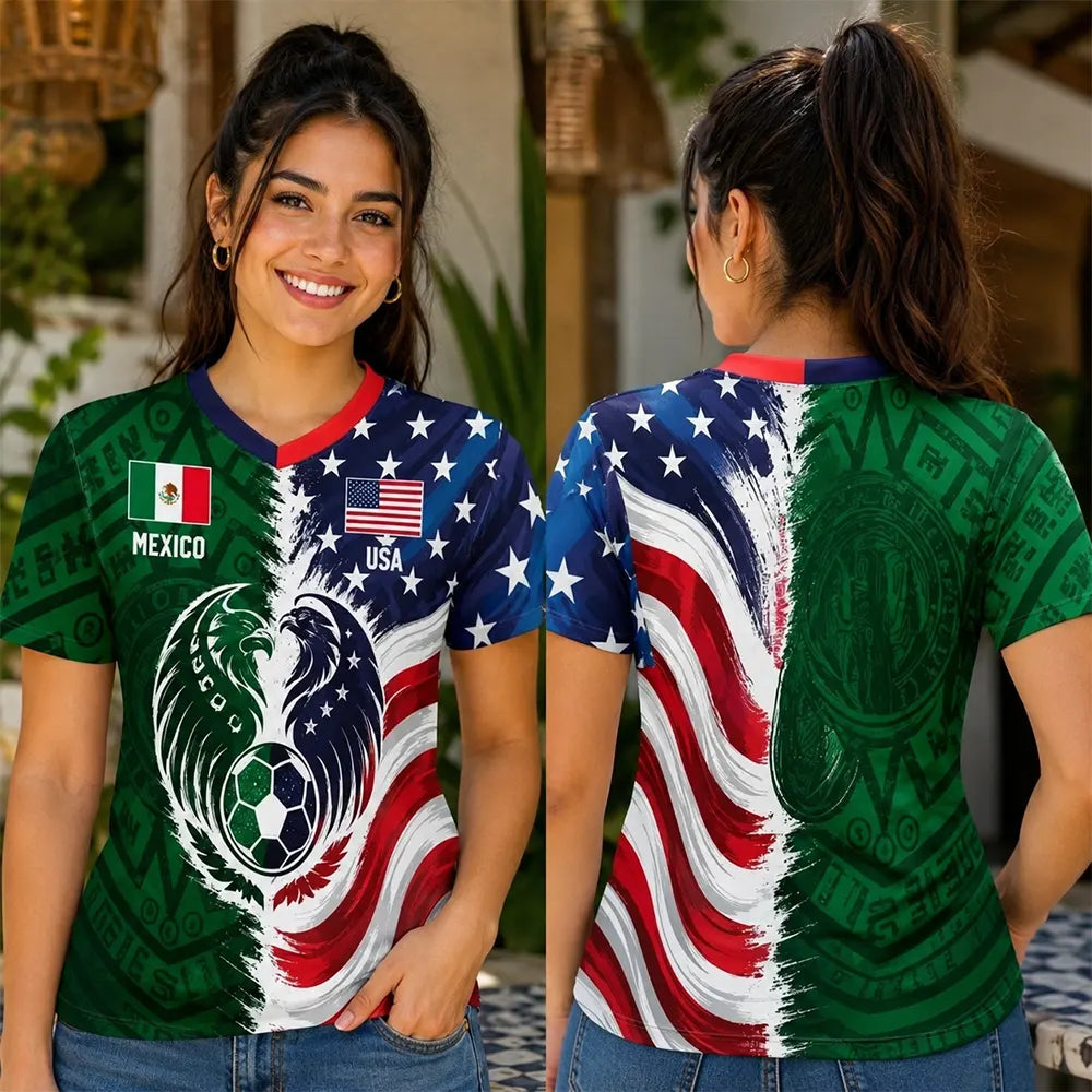 Mexico USA Eagle Heritage Soccer Jersey