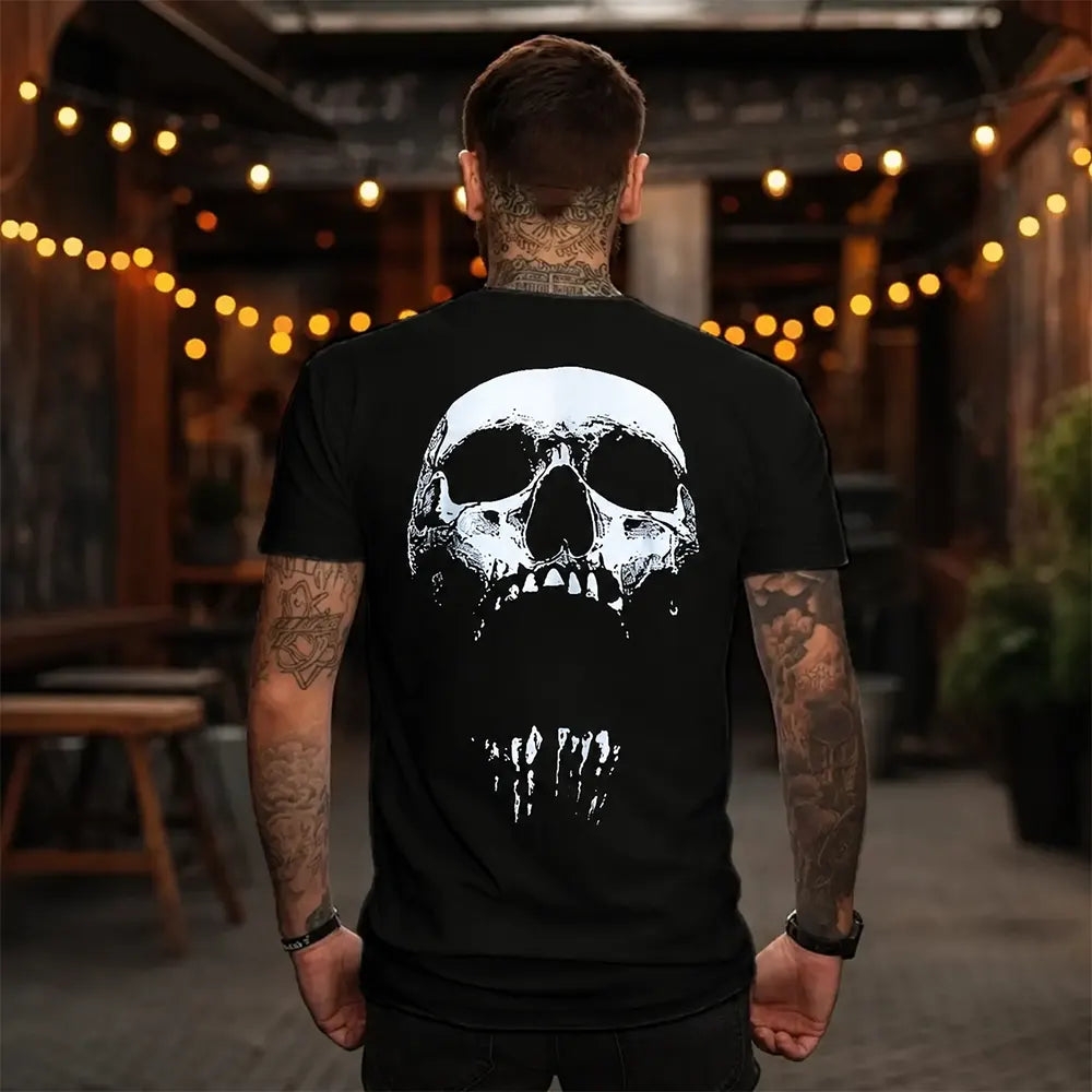 Dark Skull Back Graphic T-Shirt / Sweatshirt / Hoodie