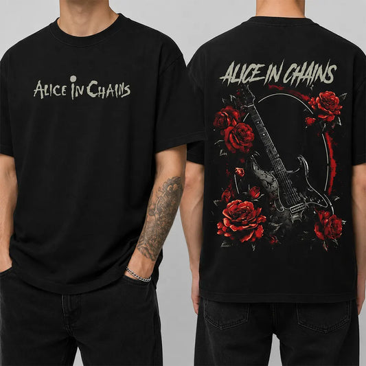 Vintage Grunge Guitar Rose Graphic T-Shirt / Sweatshirt / Hoodie