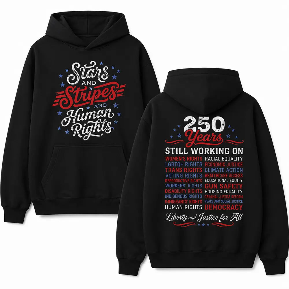 Stars Stripes And Human Rights T-Shirt / Sweatshirt / Hoodie