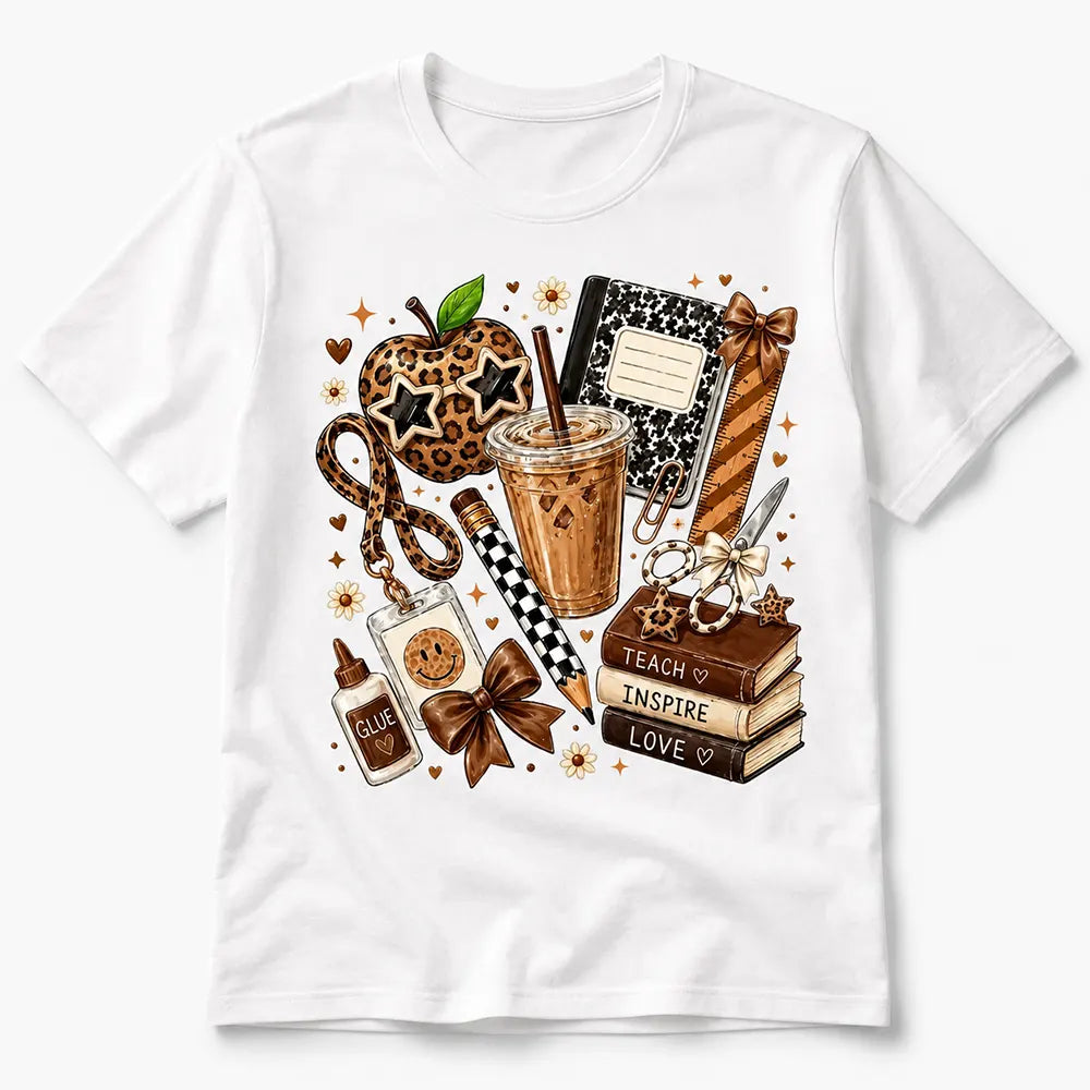 Teach Inspire Love Teacher Essentials T-Shirt / Sweatshirt / Hoodie