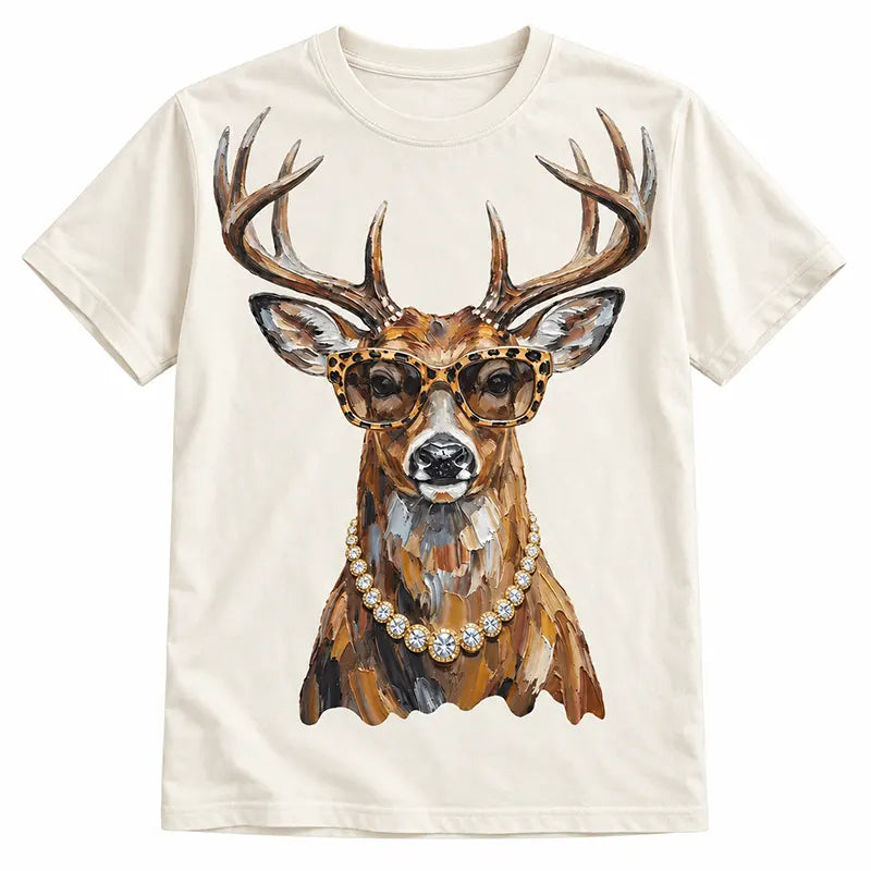 Glam Whitetail Deer T-Shirt / Sweatshirt / Hoodie