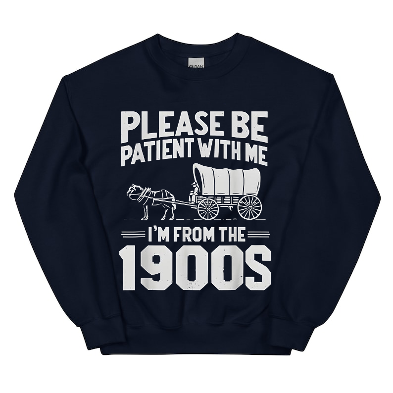 Please Be Patient I'm From The 1900s T-Shirt / Sweatshirt / Hoodie