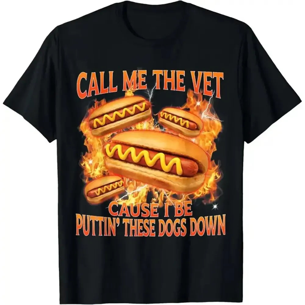 Call Me The Vet Hot Dog Humor T-Shirt / Sweatshirt / Hoodie