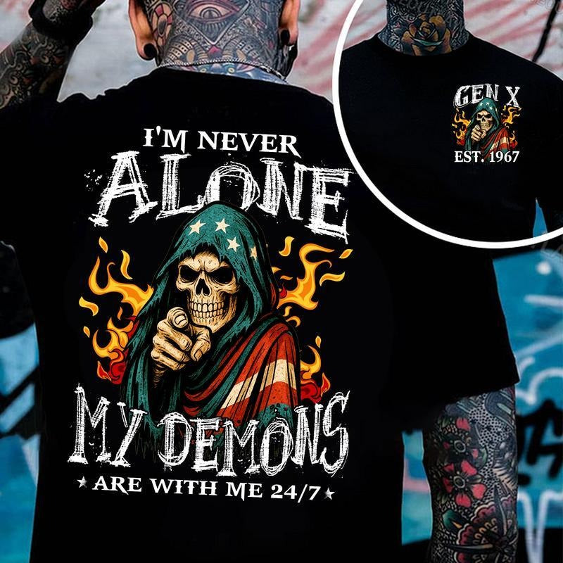Gen X Vintage Skull Graphic T-Shirt/Sweatshirt/Hoodie