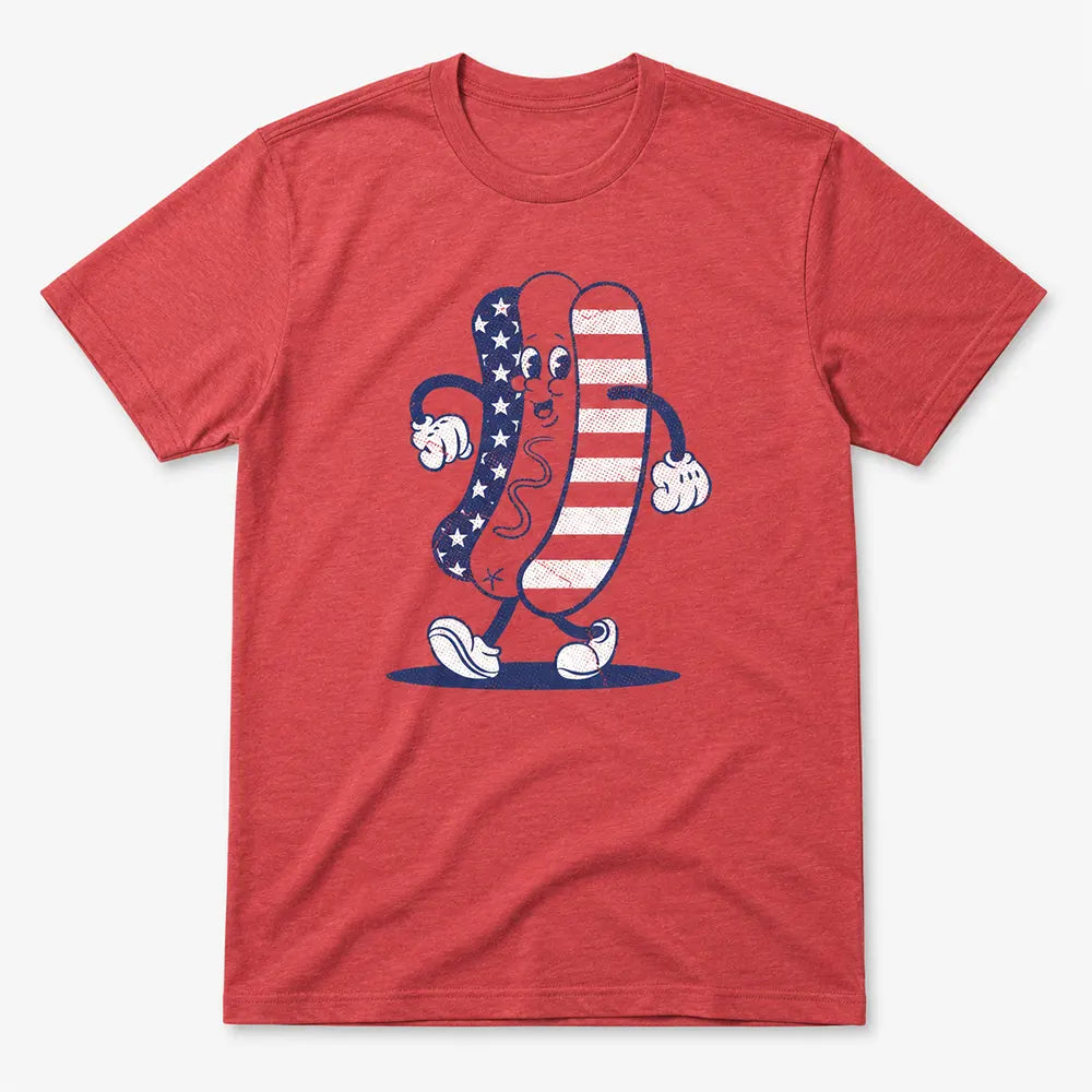Patriotic Hot Dog Cookout Humor T-Shirt / Sweatshirt / Hoodie