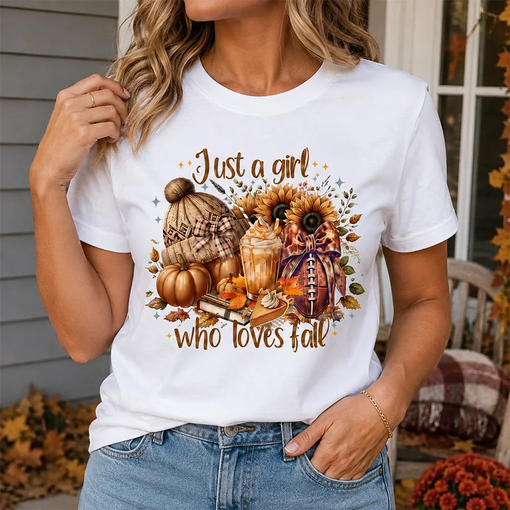 Just A Girl Who Loves Fall T-Shirt / Sweatshirt / Hoodie