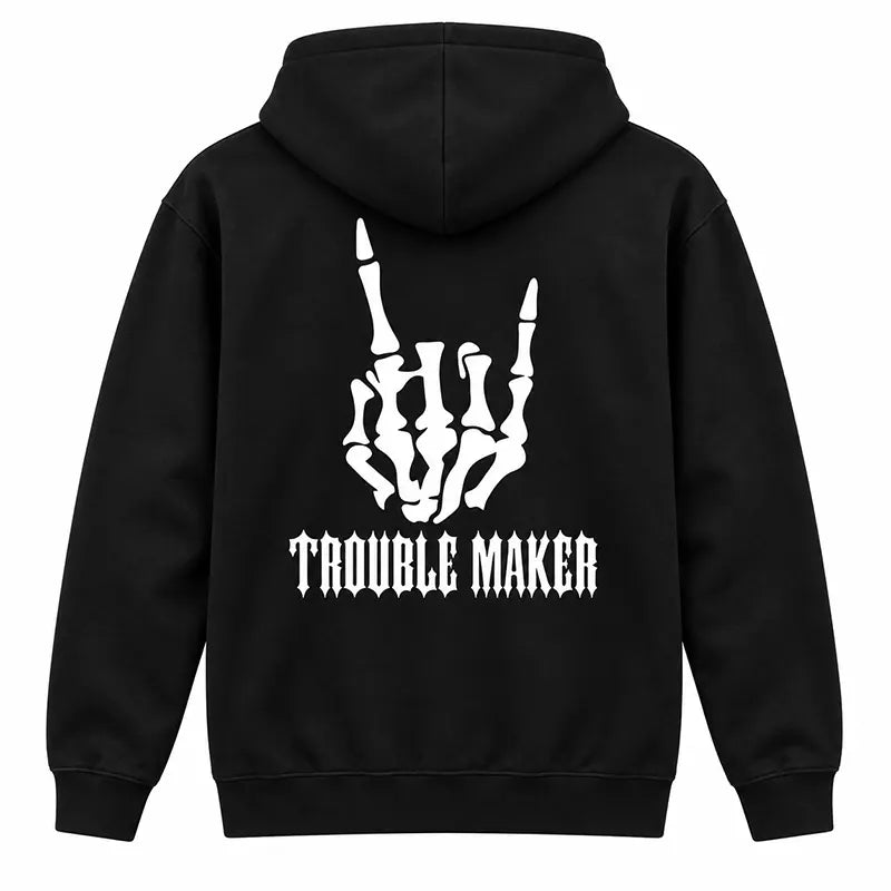 Trouble Maker Skeleton Hand T-Shirt / Sweatshirt / Hoodie