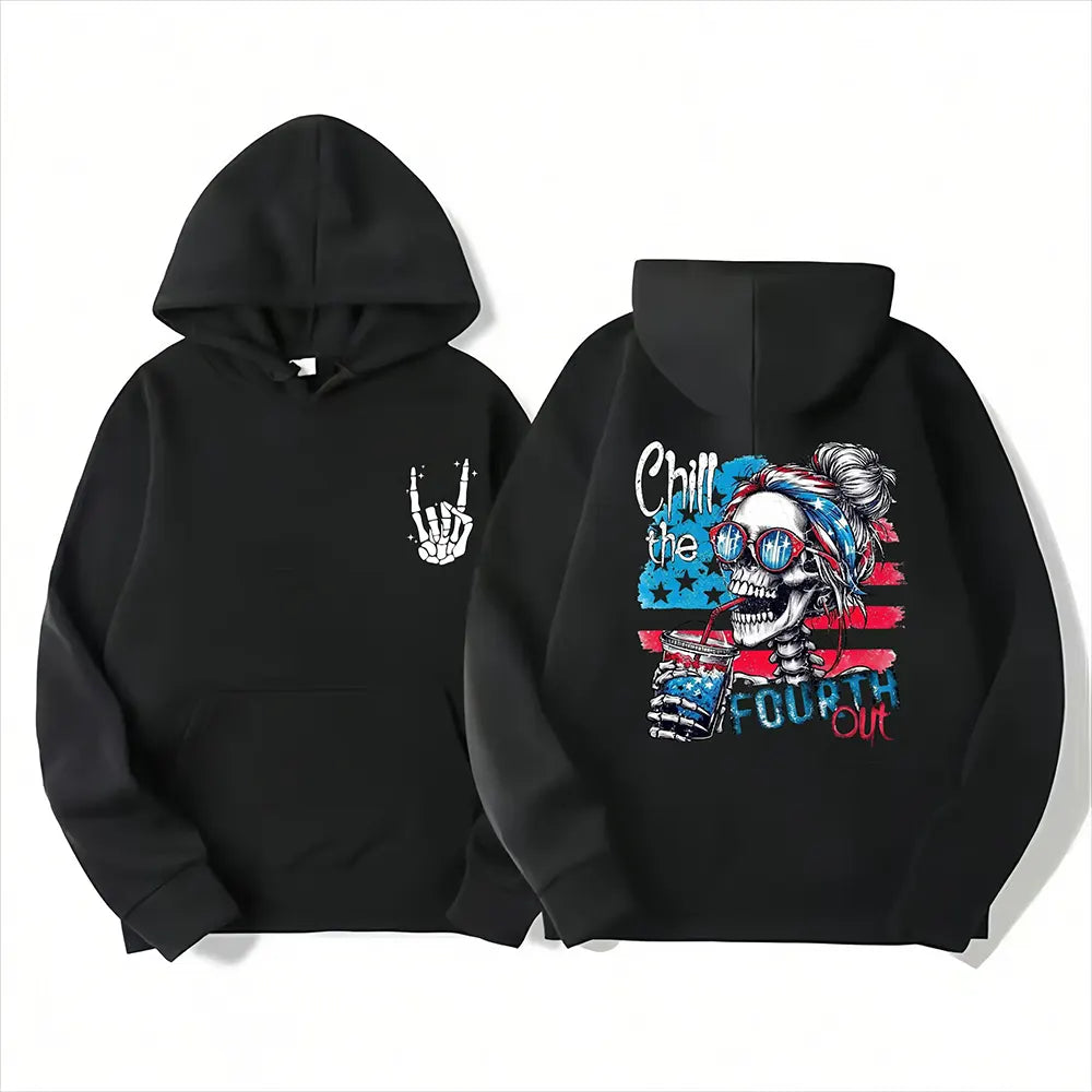 Chill The Fourth Out Skeleton T-Shirt / Sweatshirt / Hoodie