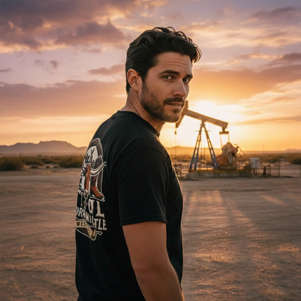 CTT Oil Exploration & Cattle Oilfield Ranch Graphic T-Shirt / Sweatshirt / Hoodie