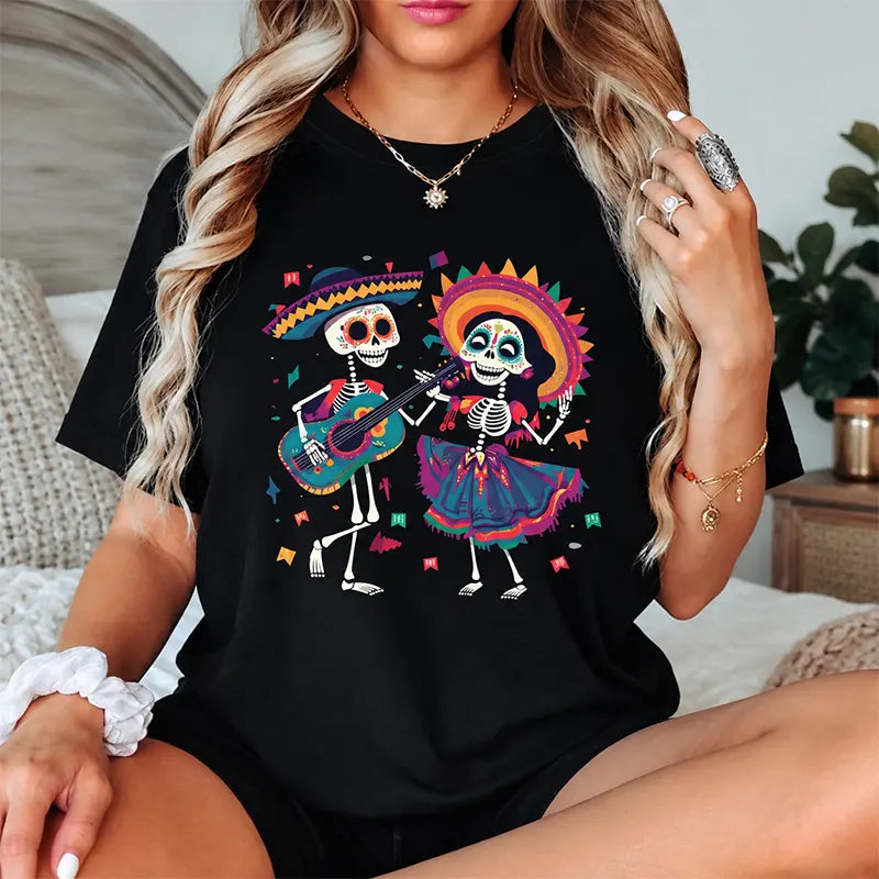 Mariachi Skeleton Dance T-Shirt / Sweatshirt / Hoodie