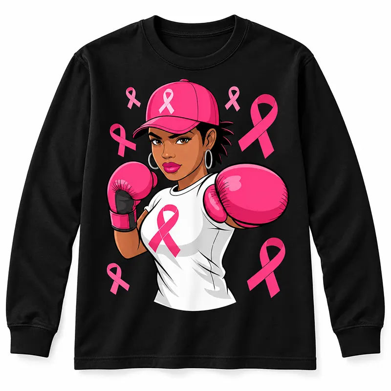 Pink Ribbon Fighting Spirit T-Shirt / Sweatshirt / Hoodie