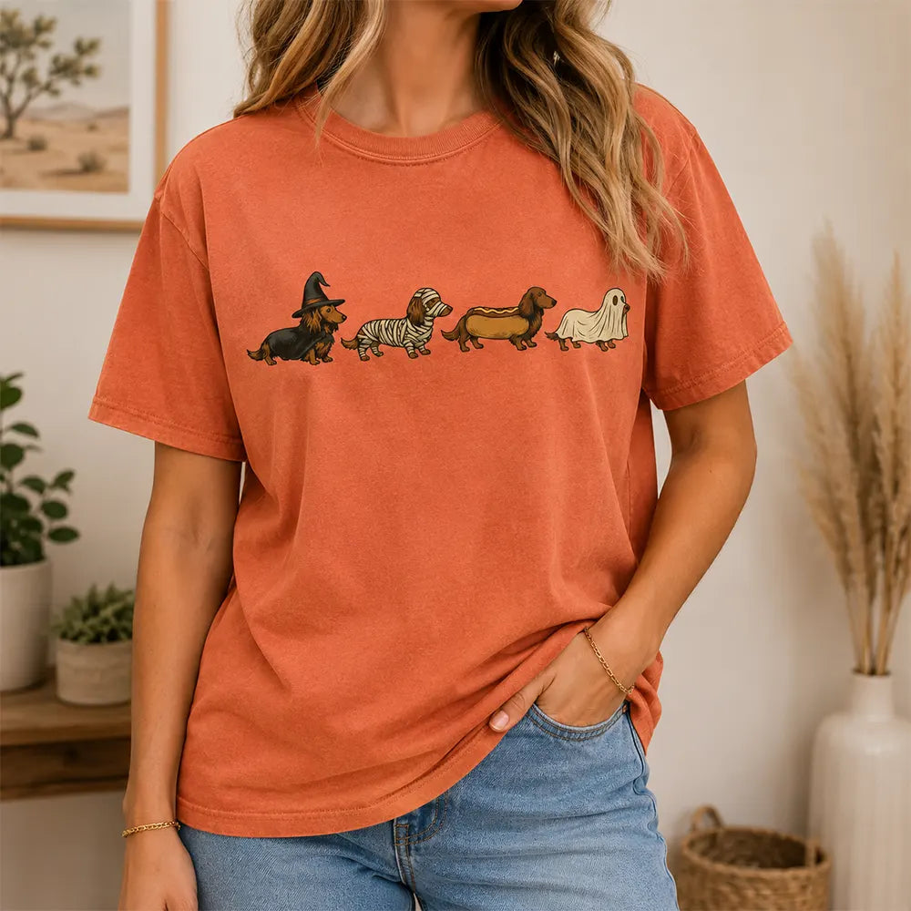 Halloween Wiener Dog Costume Parade T-Shirt / Sweatshirt / Hoodie