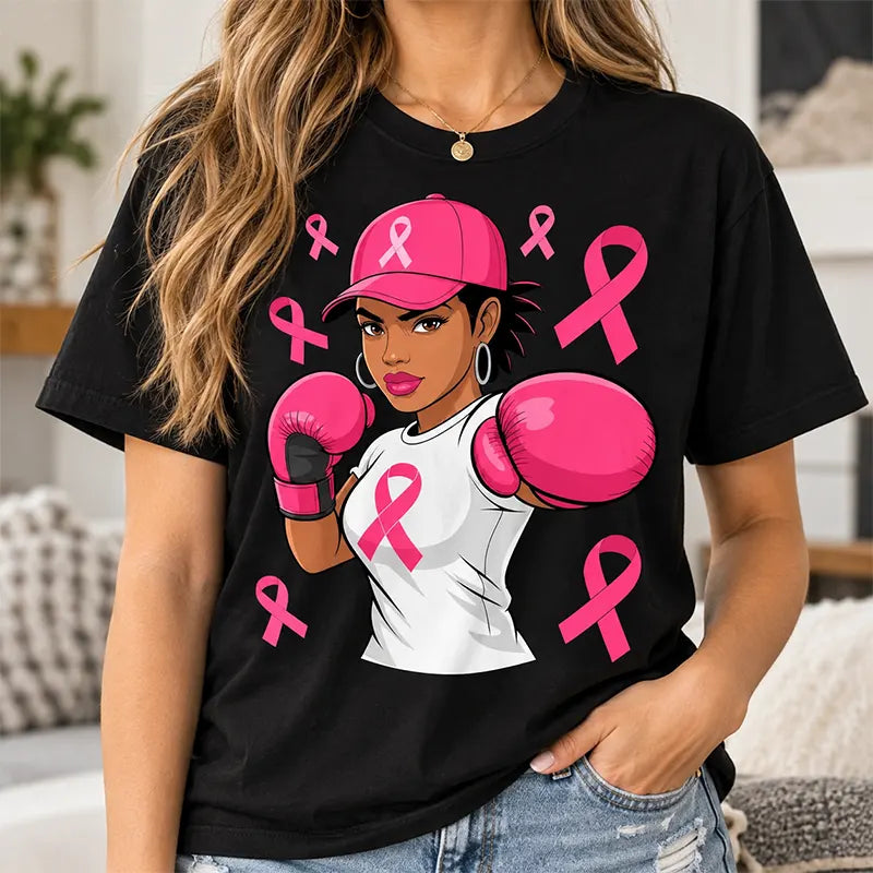 Pink Ribbon Fighting Spirit T-Shirt / Sweatshirt / Hoodie