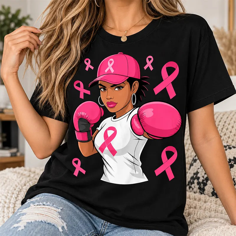 Pink Ribbon Fighting Spirit T-Shirt / Sweatshirt / Hoodie
