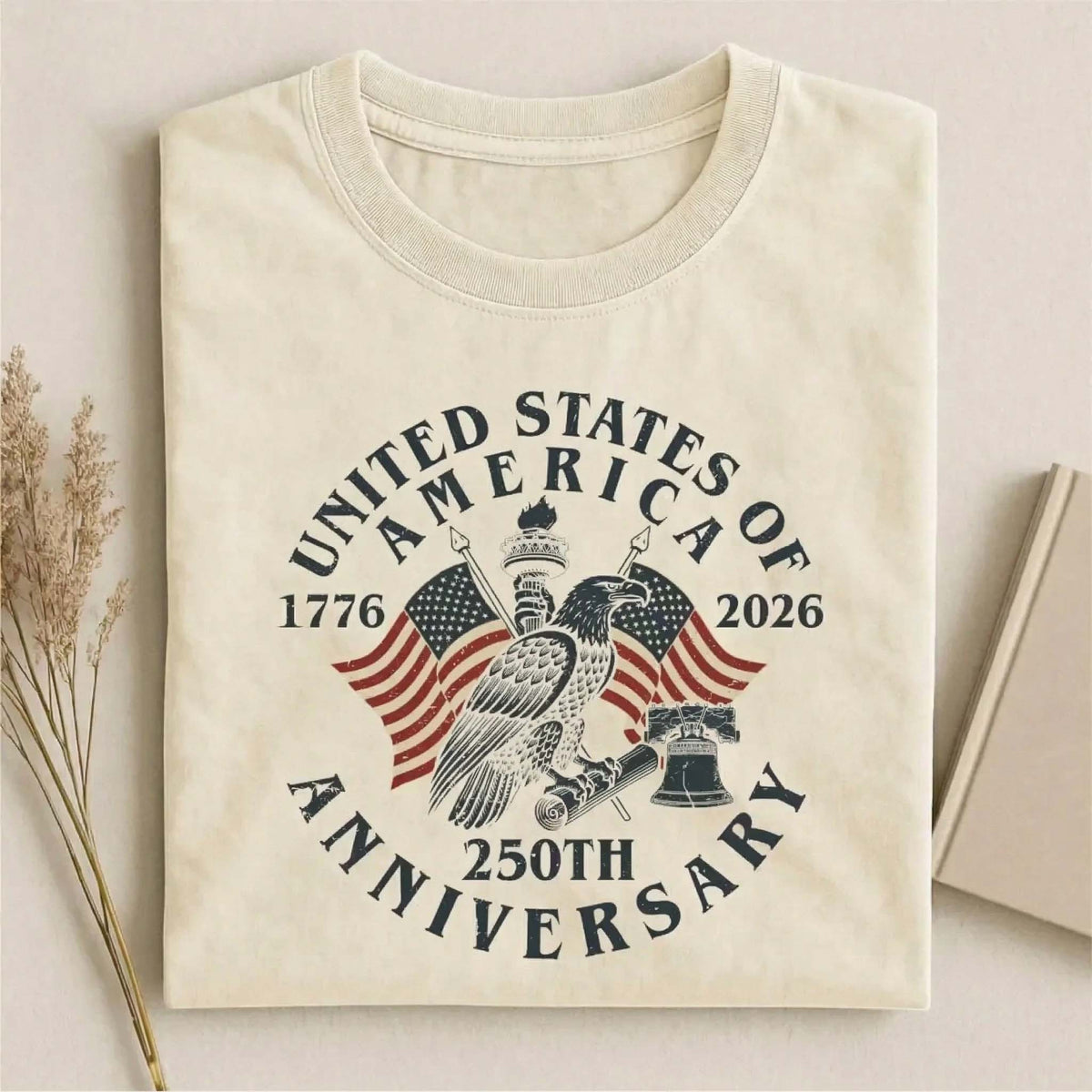 Vintage USA Flag 250th Anniversary T-Shirt / Sweatshirt / Hoodie