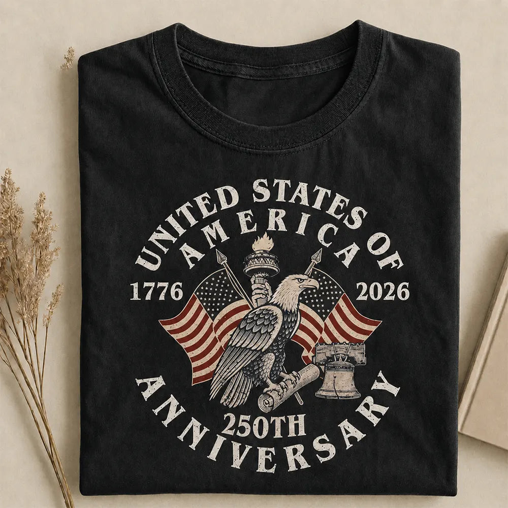 Vintage USA Flag 250th Anniversary T-Shirt / Sweatshirt / Hoodie