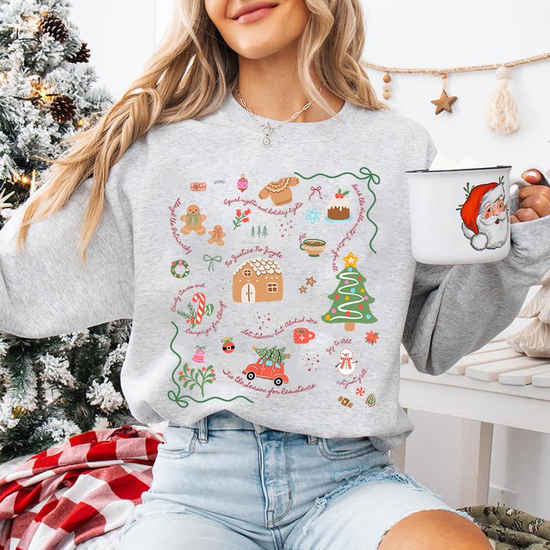 Doodle Christmas Liberal Values T-Shirt / Sweatshirt / Hoodie