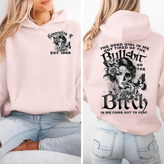 Personalization Generation X Skull The Good Girl Gen X FAFO T-Shirt / Sweatshirt / Hoodie