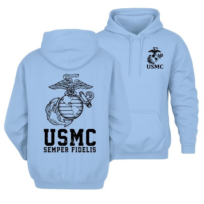 Usmc Semper Fidelis Marine Corps Classic 250th Eagle Globe Anchor T-Shirt / Sweatshirt / Hoodie