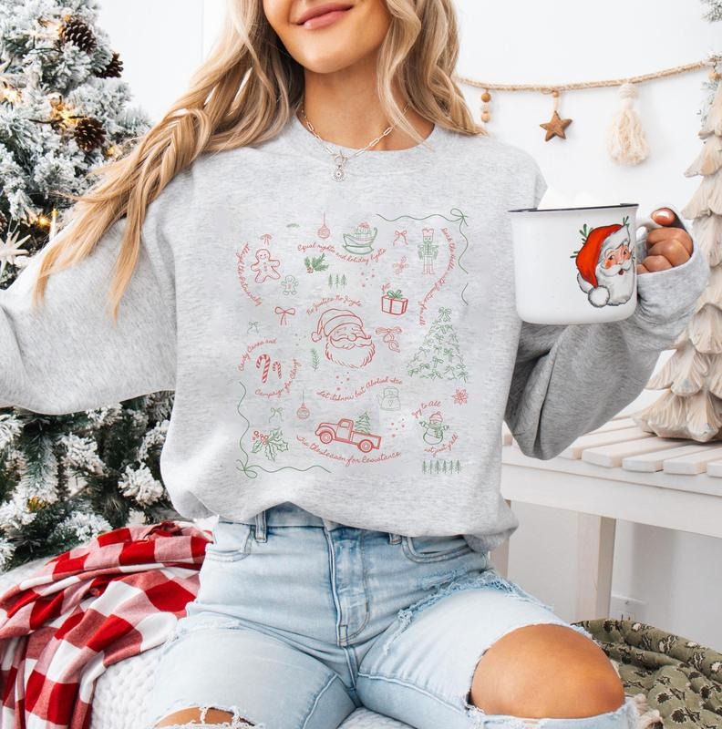 Doodle Christmas Liberal Values T-Shirt / Sweatshirt / Hoodie