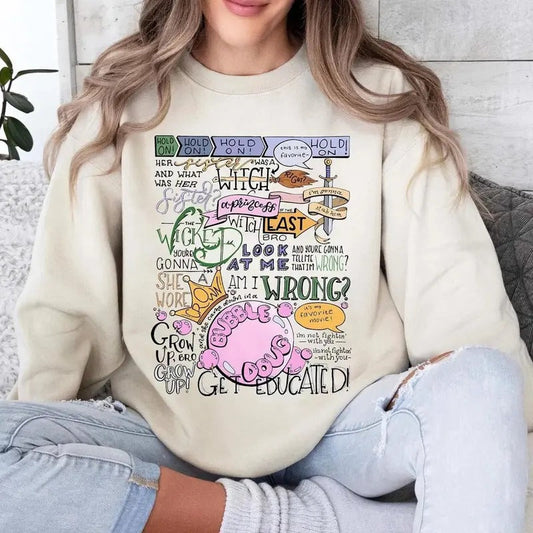 Funny Her Sister Was a Witch Quote Wizard Musical T-Shirt / Sweatshirt / Hoodie
