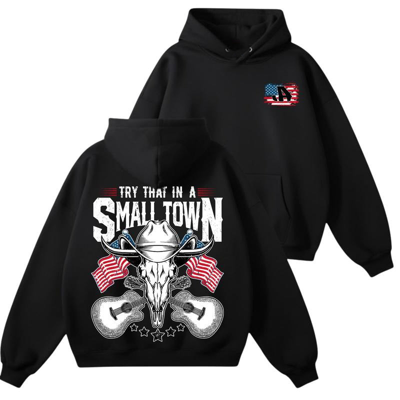 Try That In A Small Town Vintage Country Music T-Shirt / Sweatshirt / Hoodie