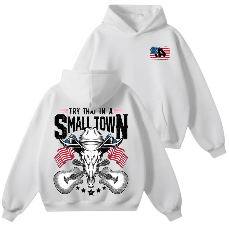Try That In A Small Town Vintage Country Music T-Shirt / Sweatshirt / Hoodie