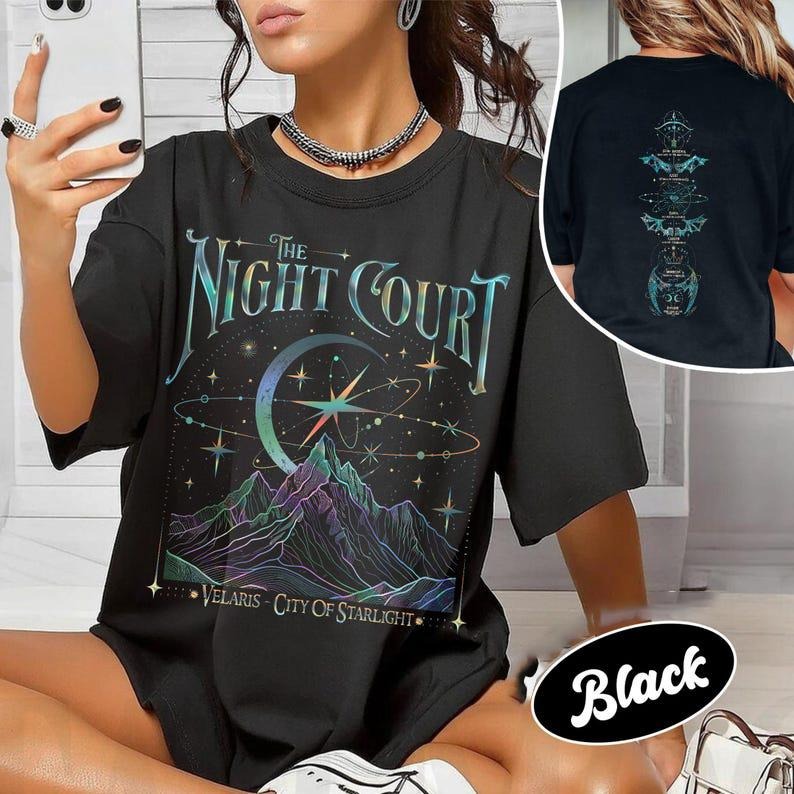 Velaris The Night Court Acotar 2 Sided T-Shirt / Sweatshirt / Hoodie