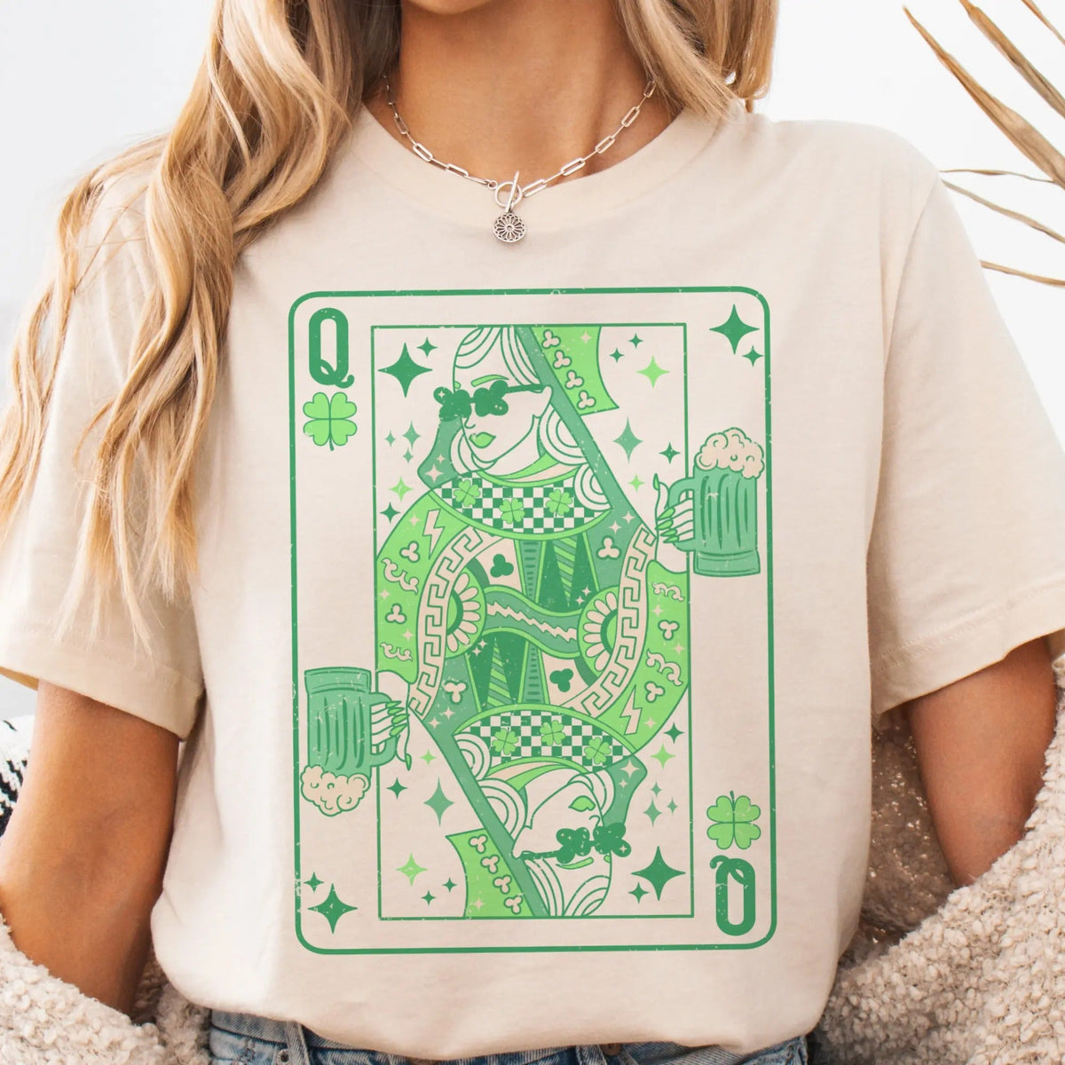 Retro Lucky Queen St. Patrick’s Day Graphic T-Shirt / Sweatshirt / Hoodie