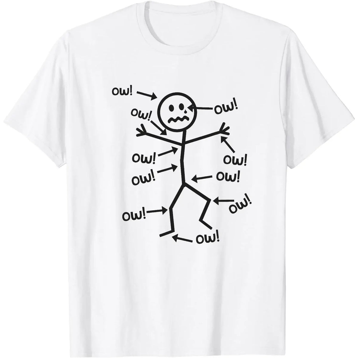 Ow Everywhere Body Aches Humor T-Shirt / Sweatshirt / Hoodie