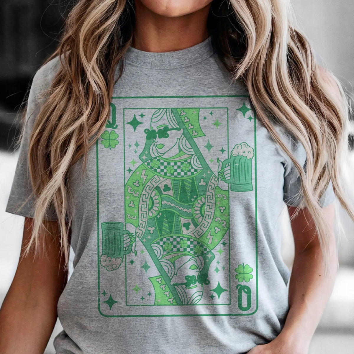 Retro Lucky Queen St. Patrick’s Day Graphic T-Shirt / Sweatshirt / Hoodie