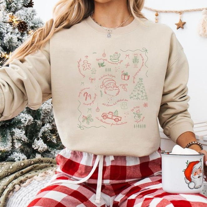 Doodle Christmas Liberal Values T-Shirt / Sweatshirt / Hoodie