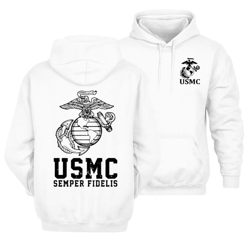 Usmc Semper Fidelis Marine Corps Classic 250th Eagle Globe Anchor T-Shirt / Sweatshirt / Hoodie